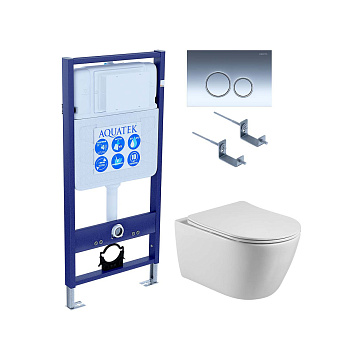 Сет унитаз + инсталляция Aquatek SET AQUATEK БЕТТА KDI18